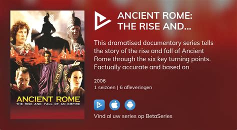 Bekijk Afleveringen Van Ancient Rome The Rise And Fall Of An Empire In