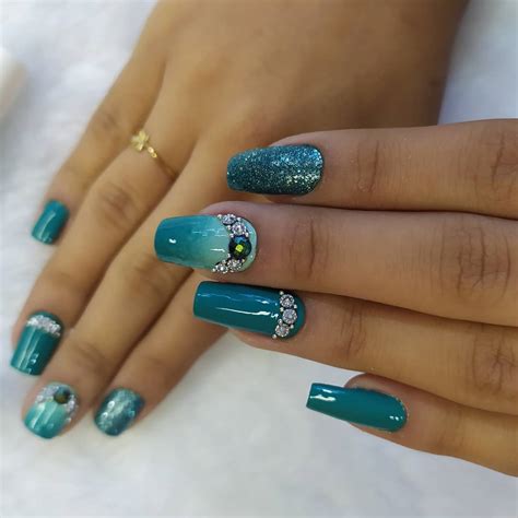 Unhas Decoradas Verdes 60 Modelos E Tutoriais Para Arrasar Na Esmaltação