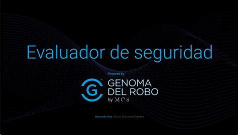 Servicios De Consultaria De Seguridad Seg N El M Todo De Genoma Del