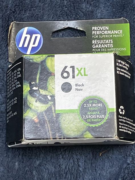 Hp Original Ink Cartridge Xl Black Noir Ym An New Ebay