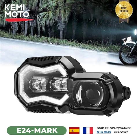 New E24 Mark Headlights For Bmw F800gs F800r F 650 700 800 Gs F 800gs