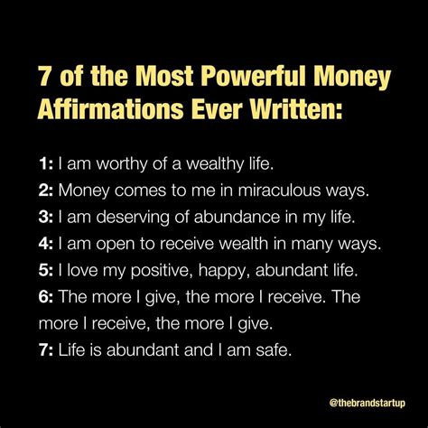 7 Most Powerful Money Affirmations Dawna Sammons