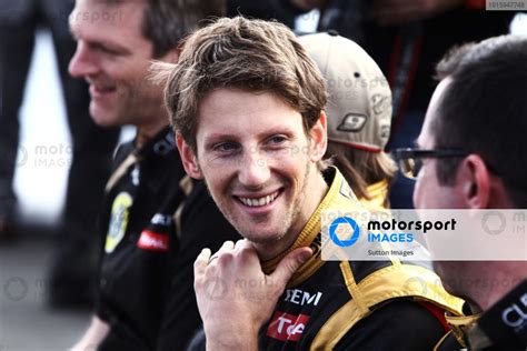 Romain Grosjean Fra Lotus F Team Formula One Testing Preparations