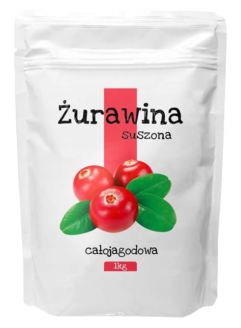 Żurawina suszona 1 kg CAŁOJAGODOWA 1kg CAŁA BIOSWENA jakość PREMIUM