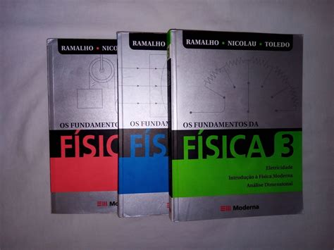 Os Fundamentos Da F Sica Cole O Completa Ramalho Livro Moderna