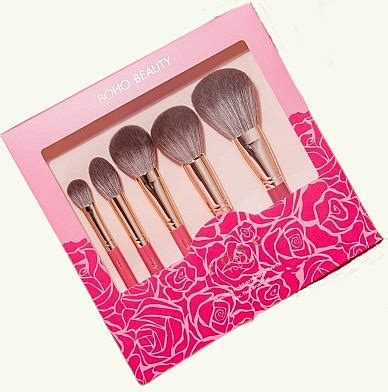 Boho Beauty Rose Touch Set Zestaw pędzli do makijażu 5 sztuk Makeup pl