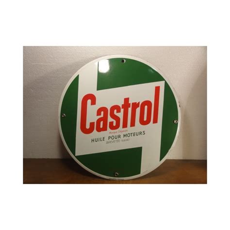 Plaque Emaillee Castrol Tigrebock