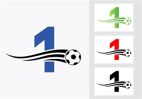 soccer football logo  letter  sign soccer club emblem concept