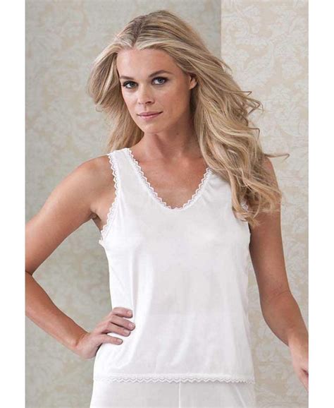 Comfort Choice Womens Lace Trim Camisole Macys