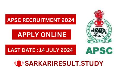 Apsc Aao Gr Iii Recruitment Sarkari Result