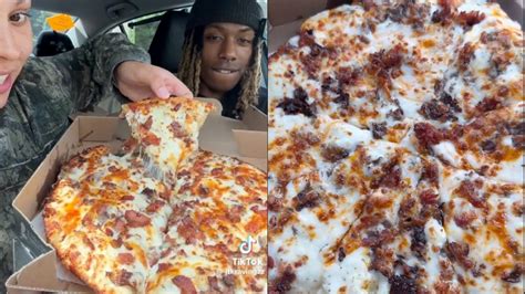 ¿qué Es La Pizza Viral De Dominos Tiktok Rastreador De Monedas