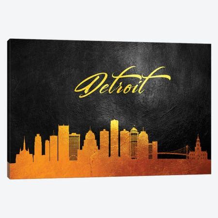 Detroit Skyline Art Print by Kharin Hanes | iCanvas