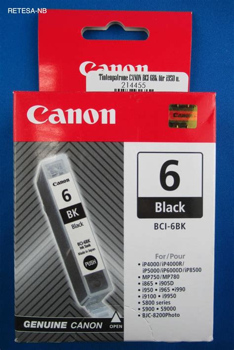 Tintenpatrone Bci Bk Schwarz Canon A