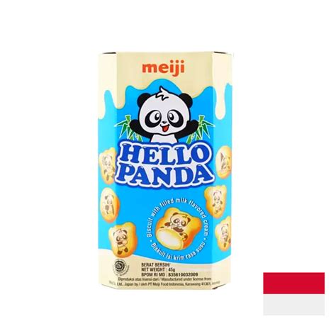 MEIJI HELLO PANDA MILK SNACK 45G Kelokal