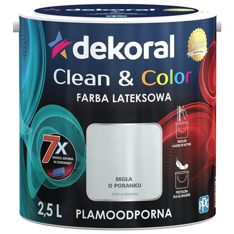 Dekoral Clean Color L Mg A O Poranku Satynowa Farba Lateksowa