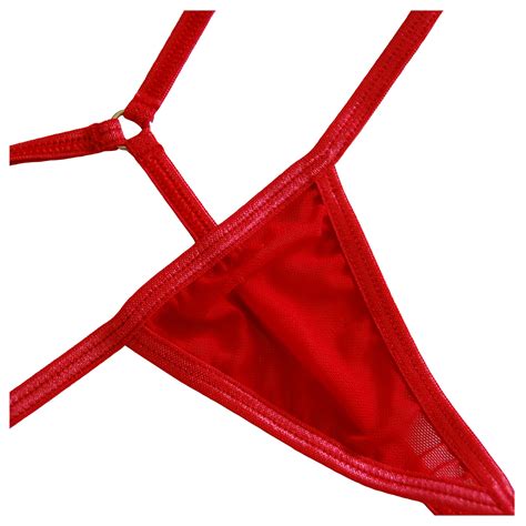 Womens Sheer Extreme Bikini Halterneck Top And Tie Sides Micro Thong Sets Buy Online In United