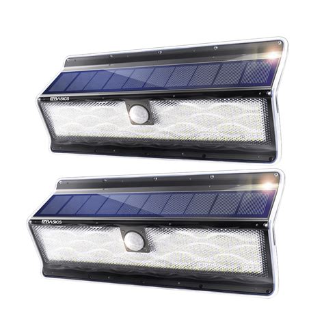 EZBASICS Motion Sensor Lights 200 LED Solar Outdoor Lights With 3