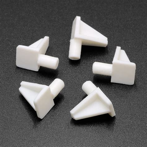 Snapklik 20pcs White Shelf Pegs 5mm Plastic Shelf Pins Shelf