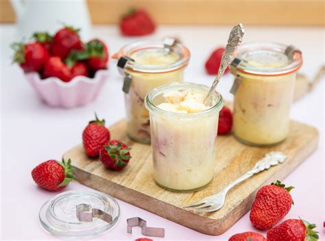 Käsekuchen im Glas süße Rezepte WECK