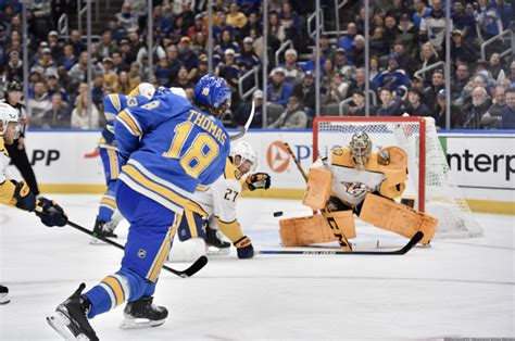 Sports Photos St Louis Blues Vs Nashville Predators At Enterprise