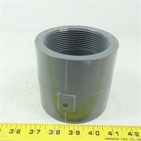 Nibco Fpt X Slip Schedule Gray Pvc Straight Pipe Coupling