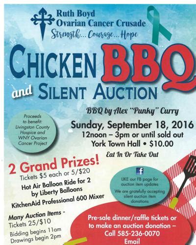 Chicken Bbq Silent Auction