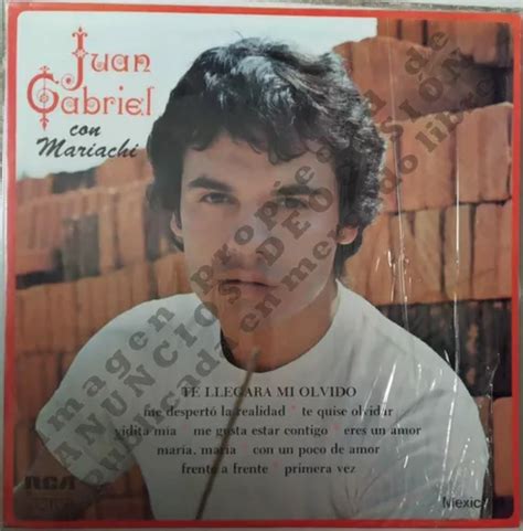 Te Llegará Mi Olvido Juan Gabriel 1978 Disco Lp Ed 1990 MercadoLibre