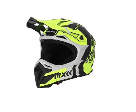 Vendo Casco Cross Acerbis Profile Nero Giallo Fluo Acerbis A