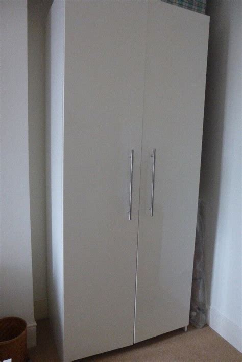 White High Gloss Wardrobe Ikea Wardobe Pedia