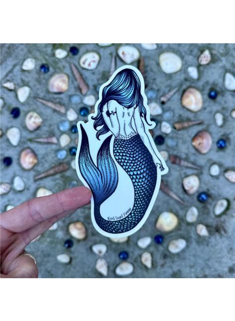 Mermaid Colour Sticker Cultured Coast