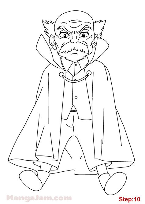 How To Draw Makarov Dreyar From Fairy Tail Fairy Tail