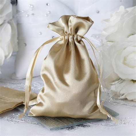 Efavormart Pcs Satin Gift Bag Drawstring Pouch For Wedding Party