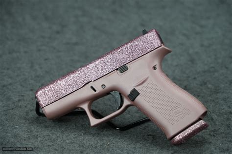 Glock 43x Glittergunz Rose Gold Glitter 9mm 343 Barrel