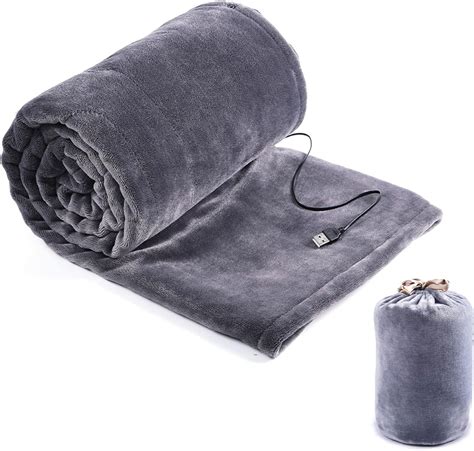 Electric Heated Throw Blanket 140x80cm Soft Touch Heated Throw Usb