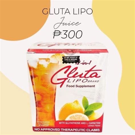 Gluta Lipo Juice Authentic Lazada Ph