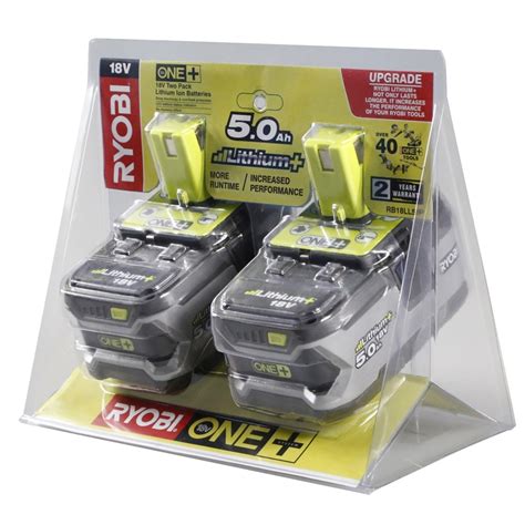 Ryobi 18v One 50ah Twin Battery Pack Bunnings Warehouse