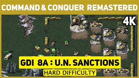 Command Conquer Remastered 4K GDI Mission 8 A U N Sanctions