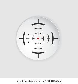 Crosshair Sticker Stock Vector (Royalty Free) 131185997 | Shutterstock