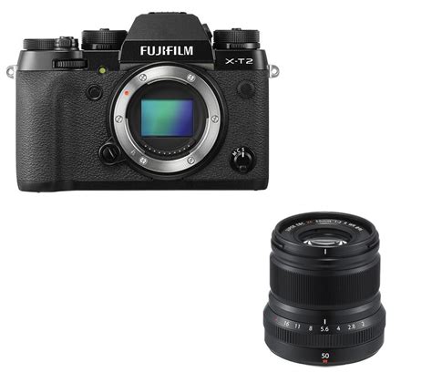 FUJIFILM X T2 Mirrorless Camera Fujinon XF 50 Mm F 2 WR Standard