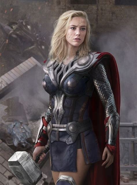 Natalie Portman Jane Foster Mighty Thor or Amber Heard Lady Thor : Thor