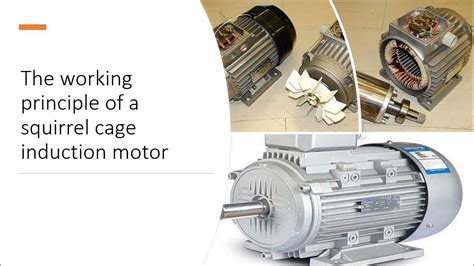 The Working Principle Of A Squirrel Cage Induction Motor Youtube