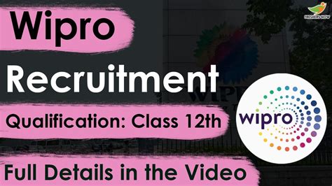 Wipro Off Campus Recruitment 2023 Notification Associate