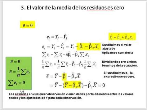 Video 9 Propiedades de la recta de regresión YouTube