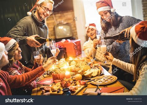 Christmas Lunch Party Stock Photos Images Photography