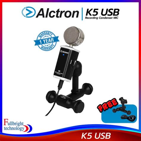 ไมค Alctron K5 USB Recording Condenser MIC ไมโครโฟนคอนเดนเซอร แบบสาย