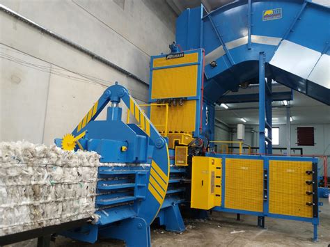 Single Ram Balers Techonology For Solid Waste Recycling Shear