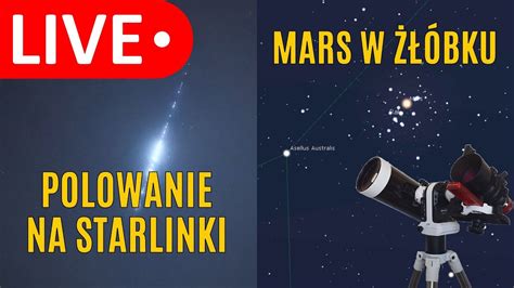 Polujemy na Starlinki Mars w Żłóbku czyli w gromadzie Messier 44