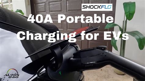 Shockflo G Portable Ev Charger Portable Charging For Evs Take It