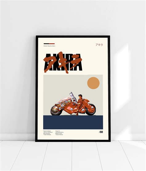 Akira Poster Akira Movie Movie Poster Minimalist Art - Etsy