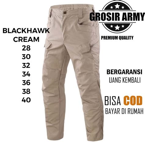 Jual Celana Tactical Blackhawk Panjang Cargo Outdoor Army Original